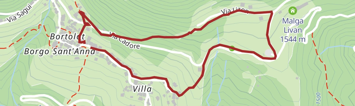 LA STRADA DE LIZON - COL DEL PIAN